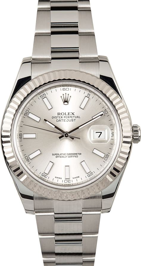 rolex datejust 2 silver dial|Rolex Datejust 36 thickness.